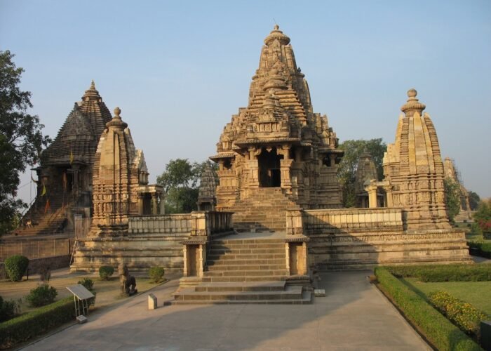 Templo de Lakshmana em Khajuraho, Índia.